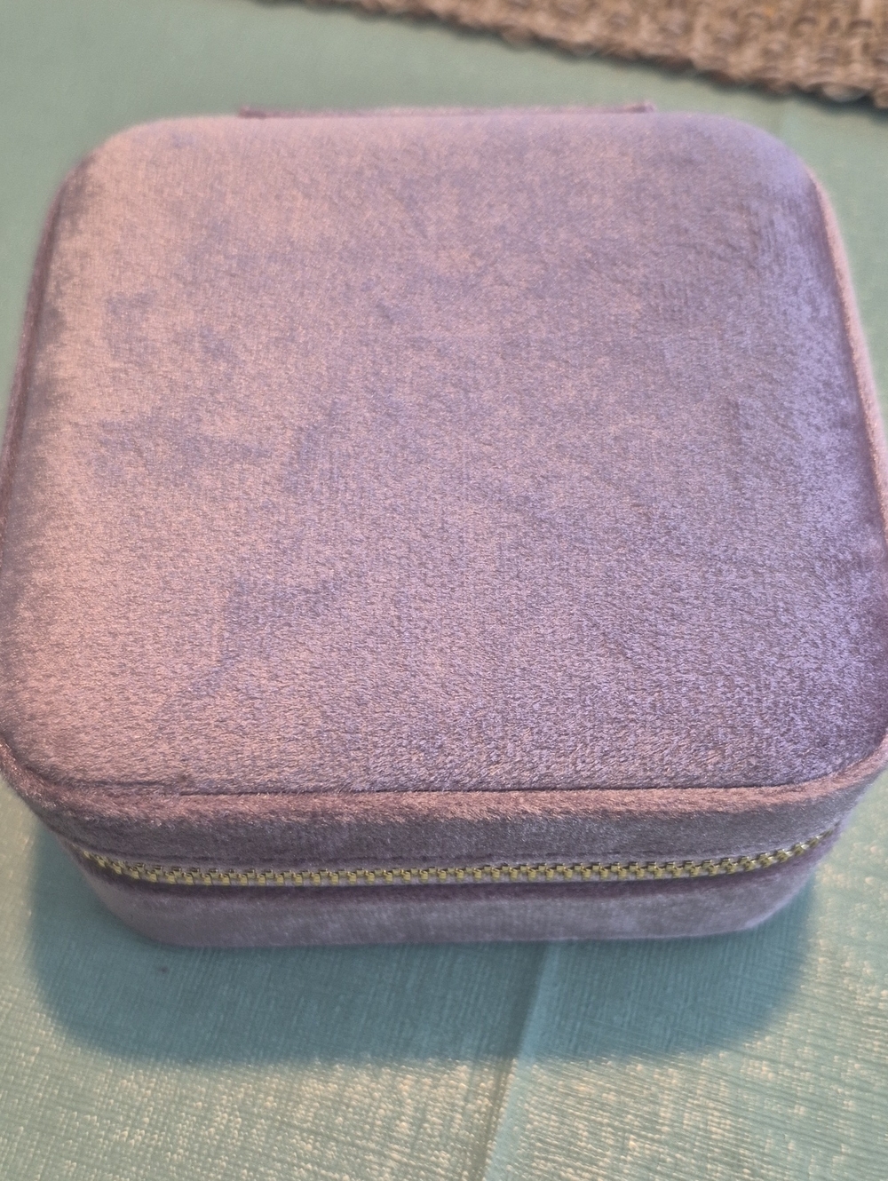 Velvet Jewelry Travel Case - Lavender